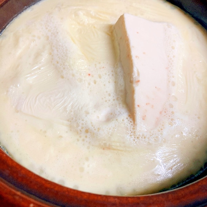 シンプル★豆腐豆乳鍋